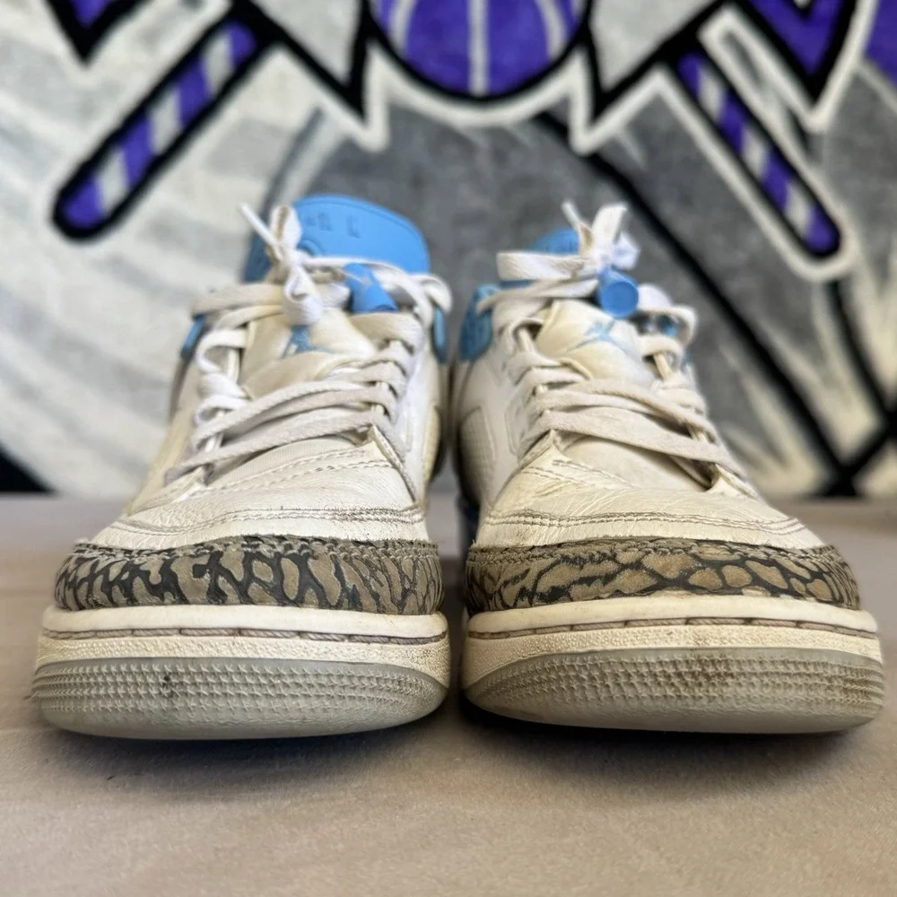 Size 8 - Air Jordan Spizike Low UNC Men's White Blue Shoes FQ1759-141‎